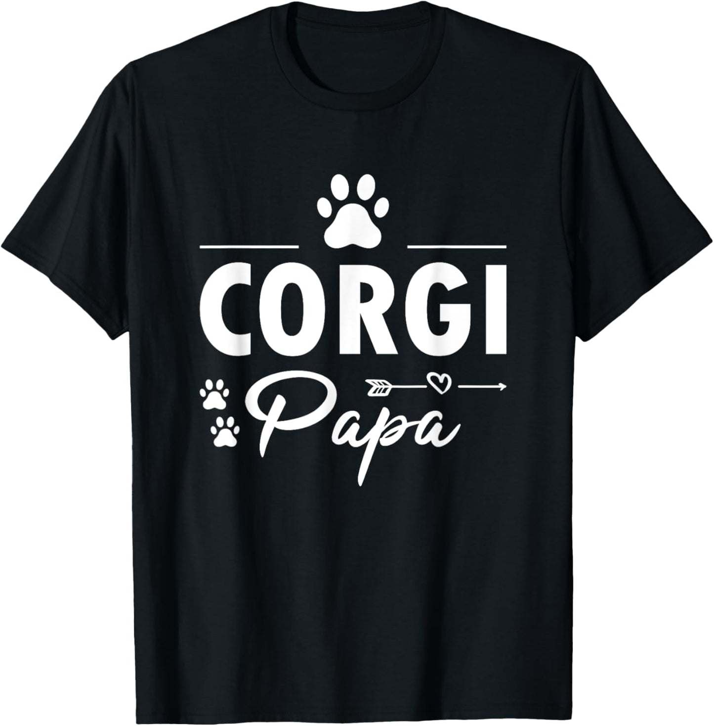 Dog Corgi Papa T-Shirt