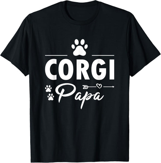 Dog Corgi Papa T-Shirt