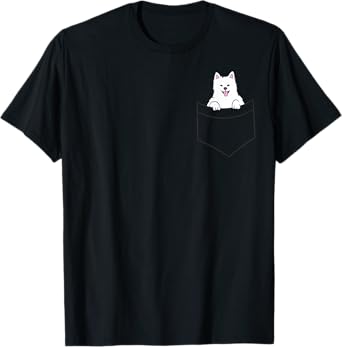 Samoyed In a Pocket Cute Pocket Samoyed T-Shirt