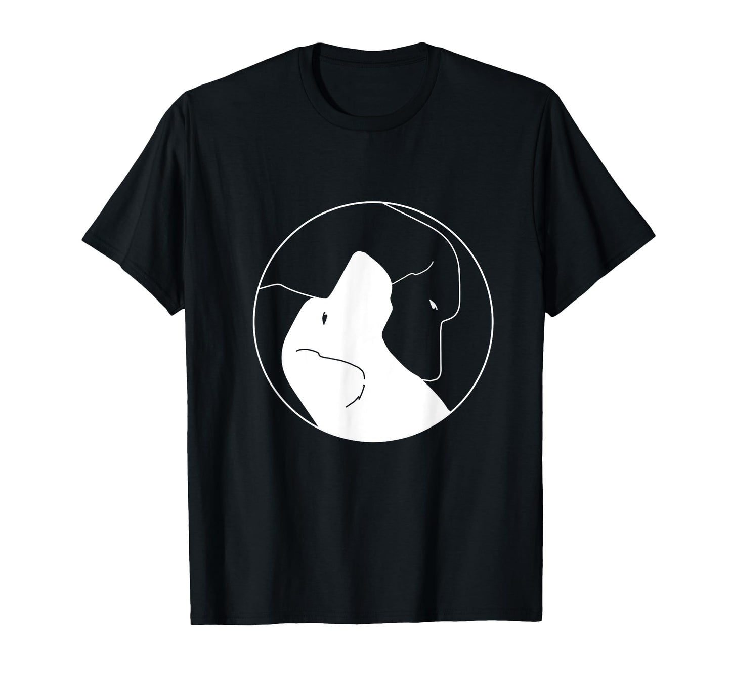 Labrador Yin Yang Dog Lover Labrador Graphic T-Shirt