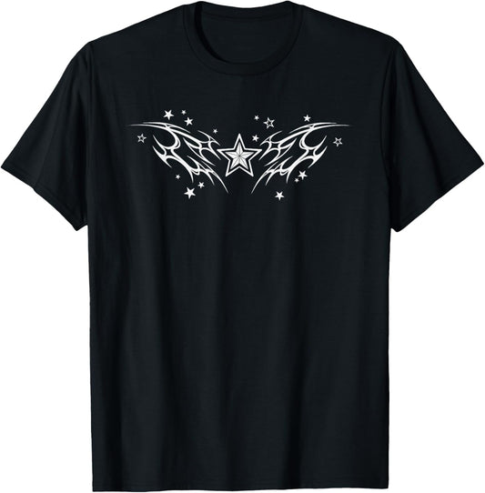 90s Y2K Star Tattoo Styl Star T-Shirt