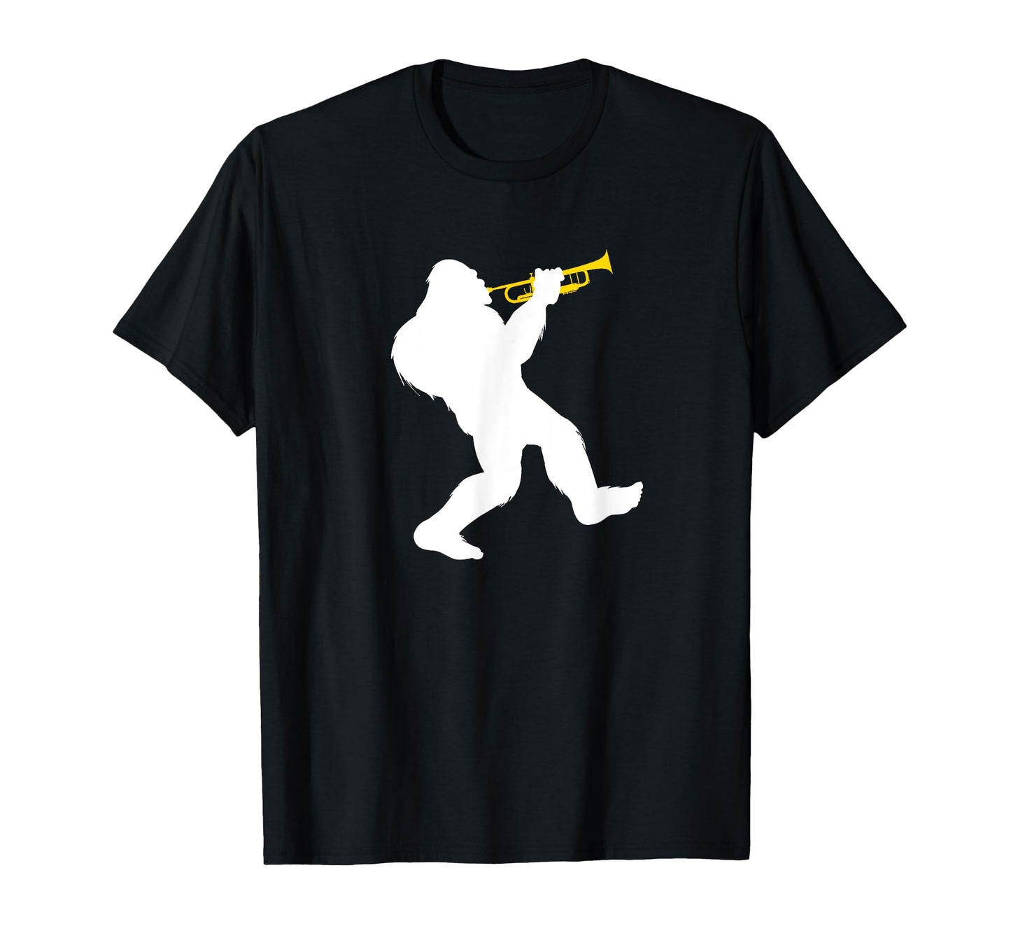 Bigfoot playing a trumpet T-Shirt