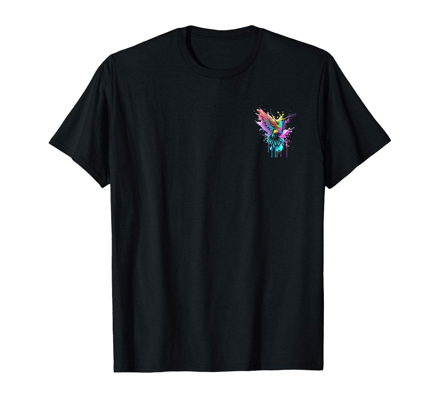 Hummingbird in pocket - Watercolor hummingbird design T-Shirt