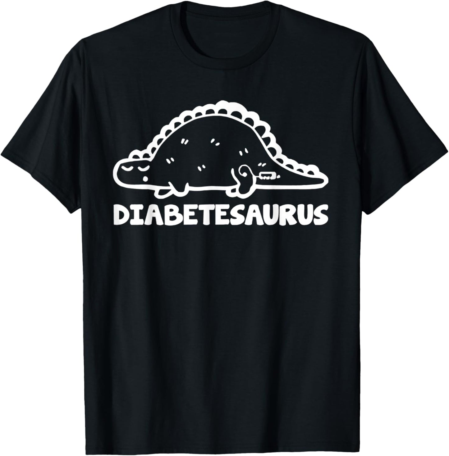 Diabetesaurus Funny Diabetes Dinosaur T-Shirt