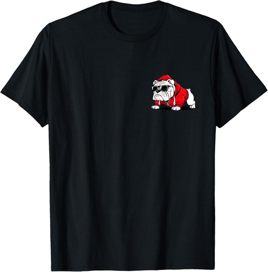 2 Sided Bulldog Name Pride Vintage Game Day Spirit Evergreen T-Shirt