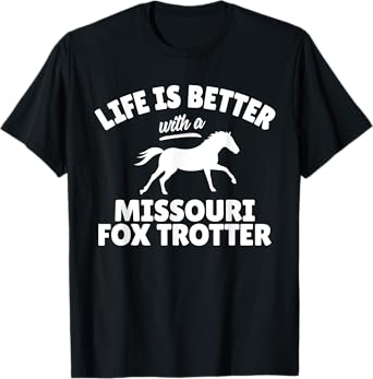 Missouri Fox Trotter Rider T-Shirt Equestrian Riding Gift T-Shirt