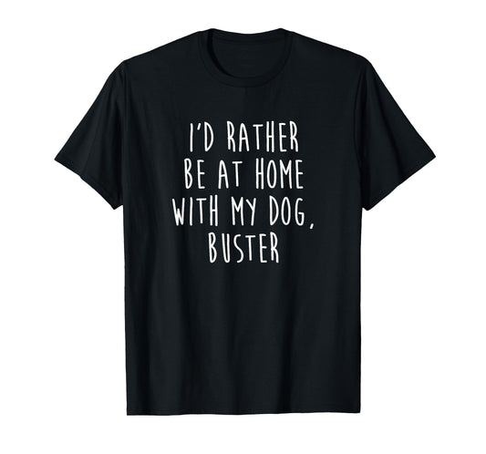 Buster Dog Name T-Shirt Dog Gift T-Shirt