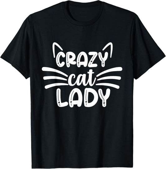 Cute Cat Lover Stuff For Women & Girls Design Co. Crazy Cat Lady Cats Lover T-Shirt