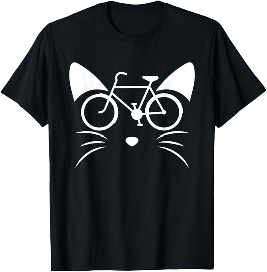 Cat Bike Cat Owners Lovers Biker Bicycle Cycling Cyclist T-Shirt