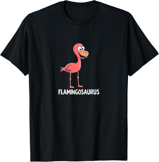 Flamingosaurus – Funny Dino Flamingo Humor T-Shirt