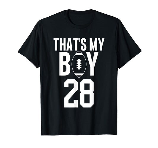 That's My Boy Football #28 T-Shirt
