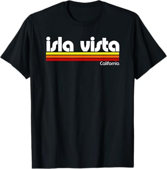 Retro Isla Vista California T-Shirt