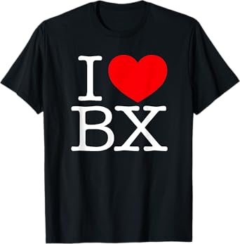 BX Love Funny Gift Co. I Love (Heart) Kids Unisex T-Shirt Black Small