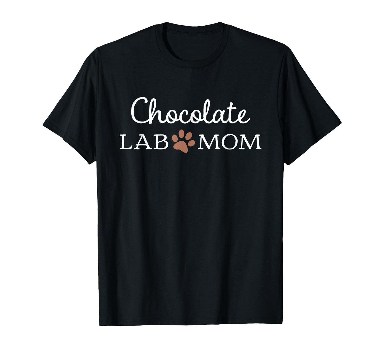 Funny Chocolate Lab Mom Women Labrador Retriever Mama T-Shirt