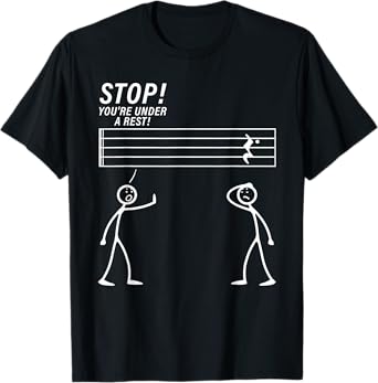 Funny Music Design For Men Women Music Teacher Music Lover T-Shirt