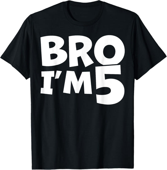 5 Year Old BDay Decorations Son Boy 5yr 5th Birthday T-Shirt