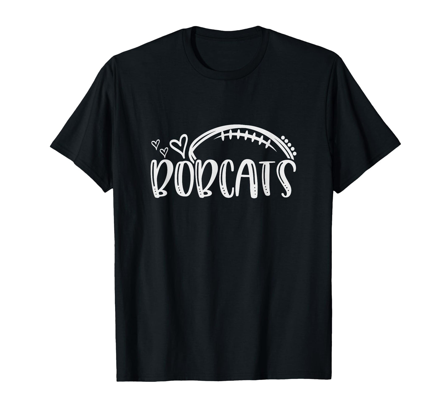 Football Bobcat School Sports Fan Team Spirit T-Shirt