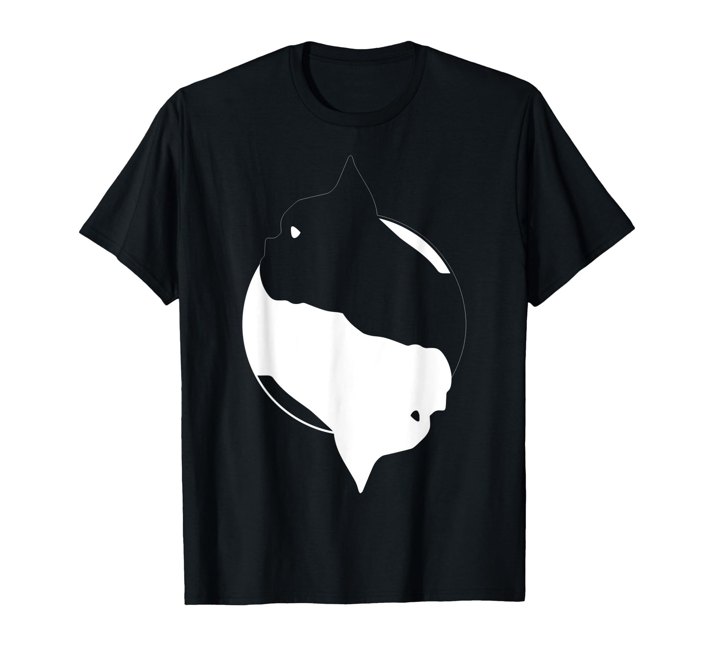 Yin Yang French Bulldog Funny Frenchie Symbol Meditation T-Shirt