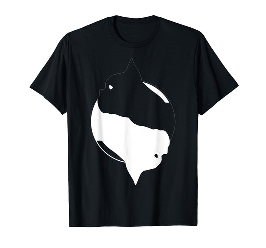 Yin Yang French Bulldog Funny Frenchie Symbol Meditation T-Shirt
