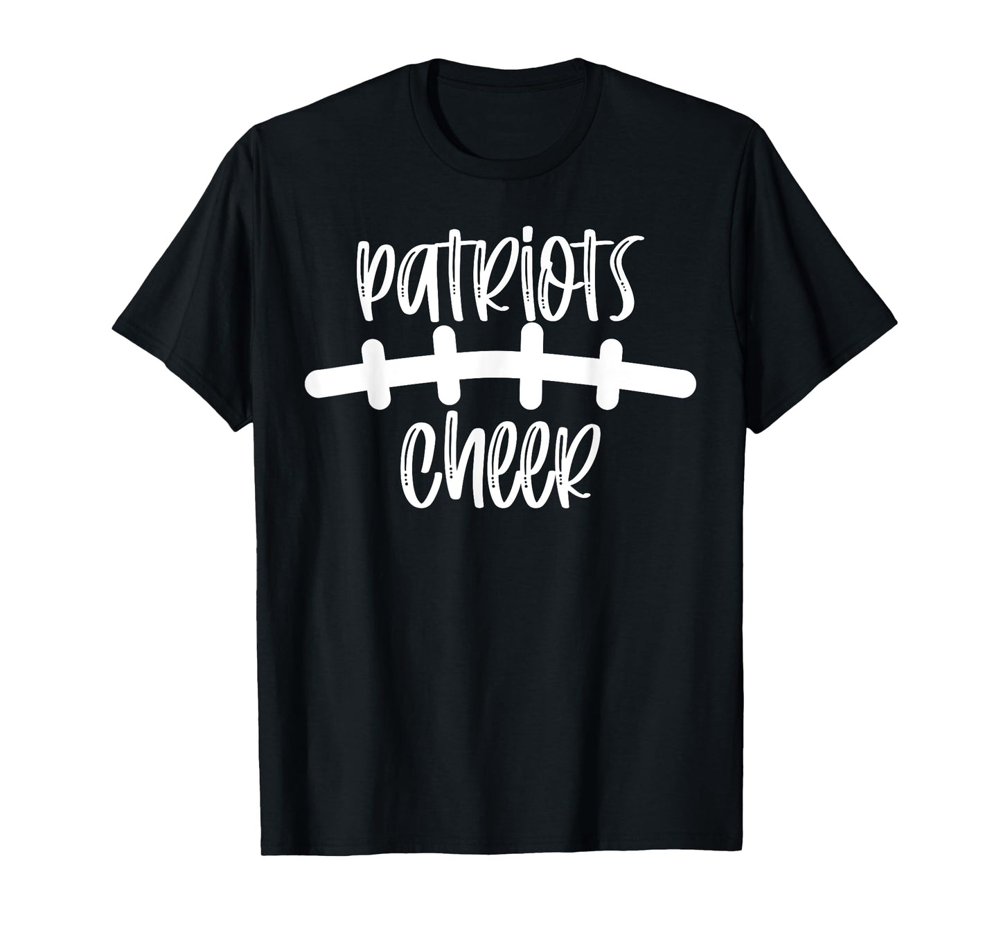 Patriots Cheer School Spirit Football Team Mascot Game Night T-Shirt