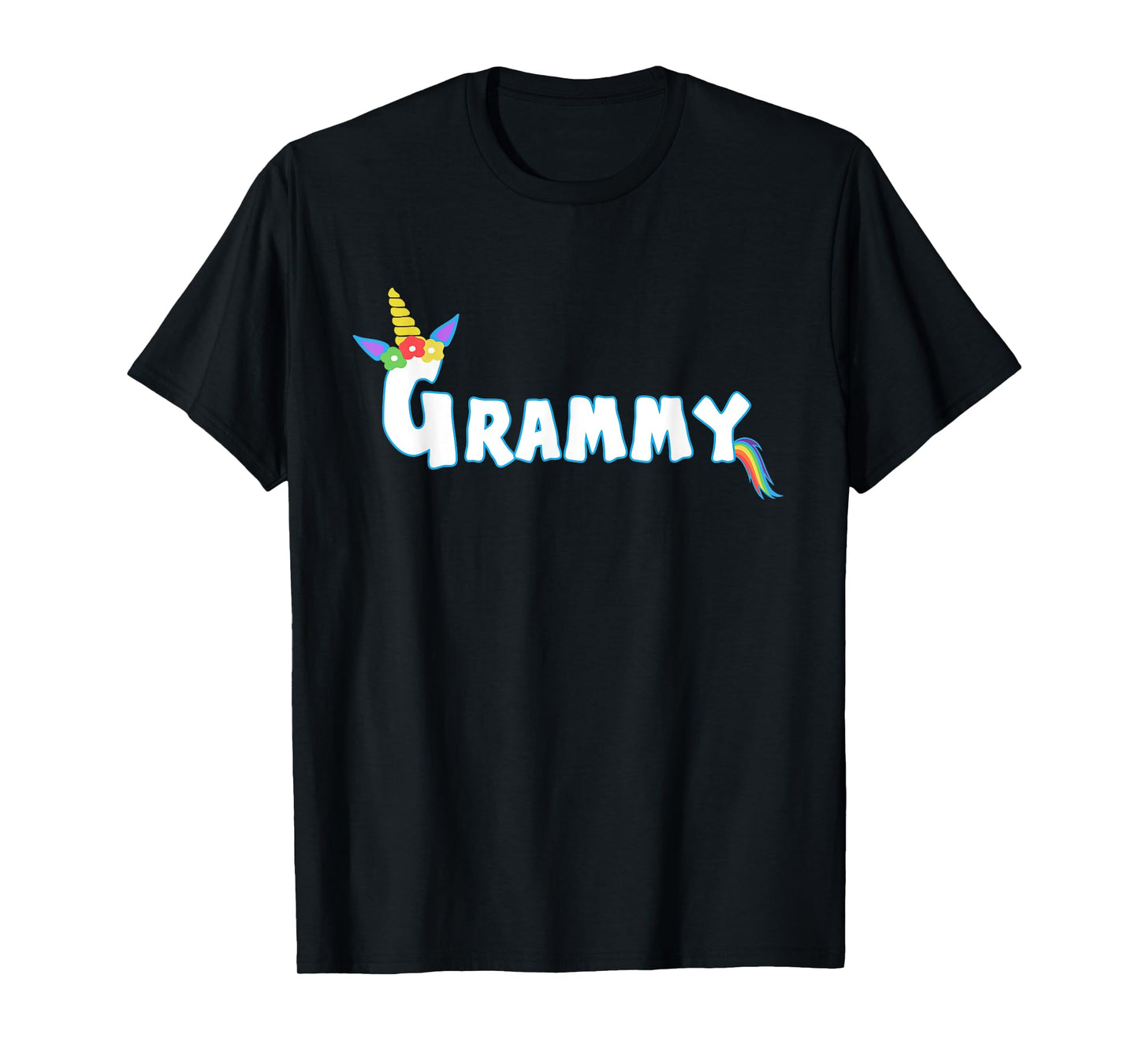 Unicorn Birthday Girl Funny Grammy Grandma Family Matching T-Shirt