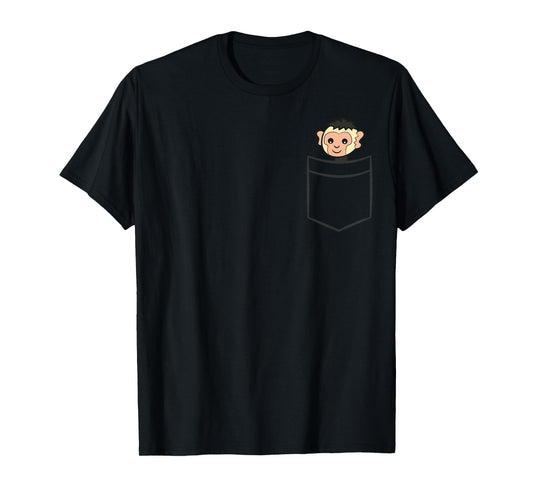 Capuchin Monkey In The Pocket Cute Pocket Capuchin Monkey T-Shirt