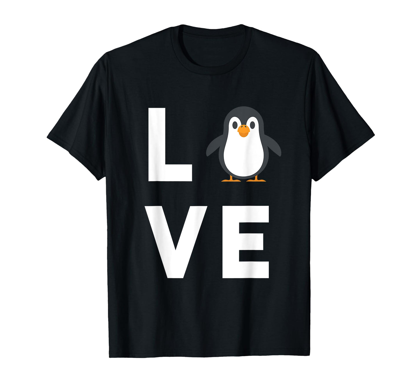 Cute I Love Penguins Bird Humour Funny Baby Penguin T-Shirt