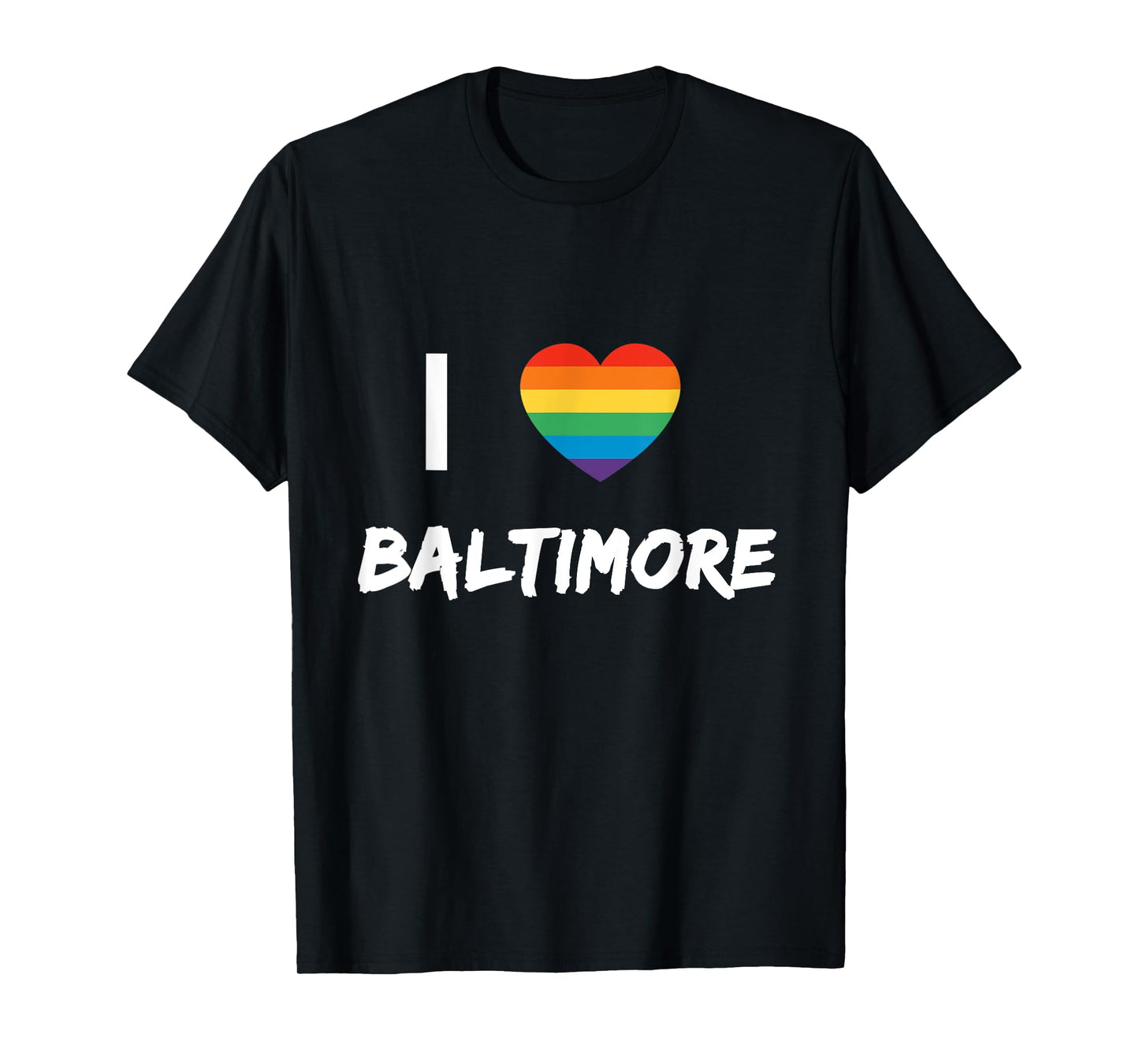 I Love Baltimore Gay Pride LBGT T-Shirt