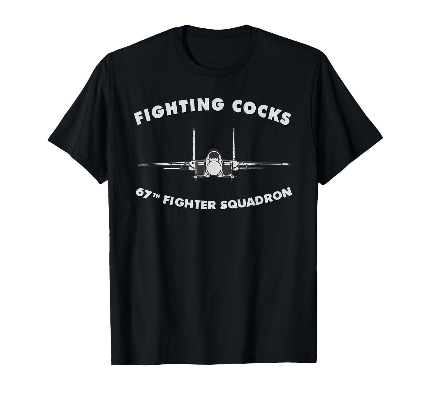 67th Fighter Squadron The Fighting Cocks F-15 Eagle T-shirt T-Shirt