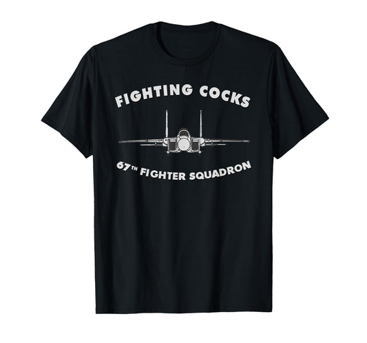 67th Fighter Squadron The Fighting Cocks F-15 Eagle T-shirt T-Shirt
