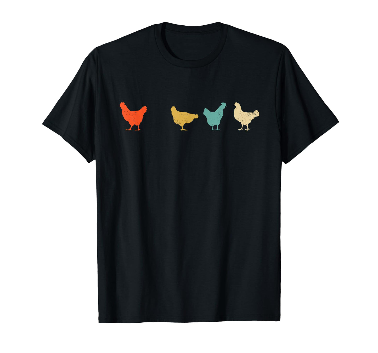 Vintage Chickens Funny Cute Farm Pet Owner Gift Men Women T-Shirt