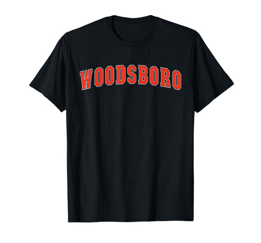 Woodsboro Texas TX College Style Red Text Woodsboro T-Shirt