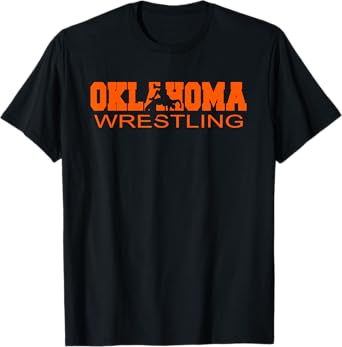 Oklahoma Wrestling Team Okie Wrestler Freestyle State Pride T-Shirt