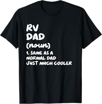 RV Dad Definition Camping Vacation T-Shirt