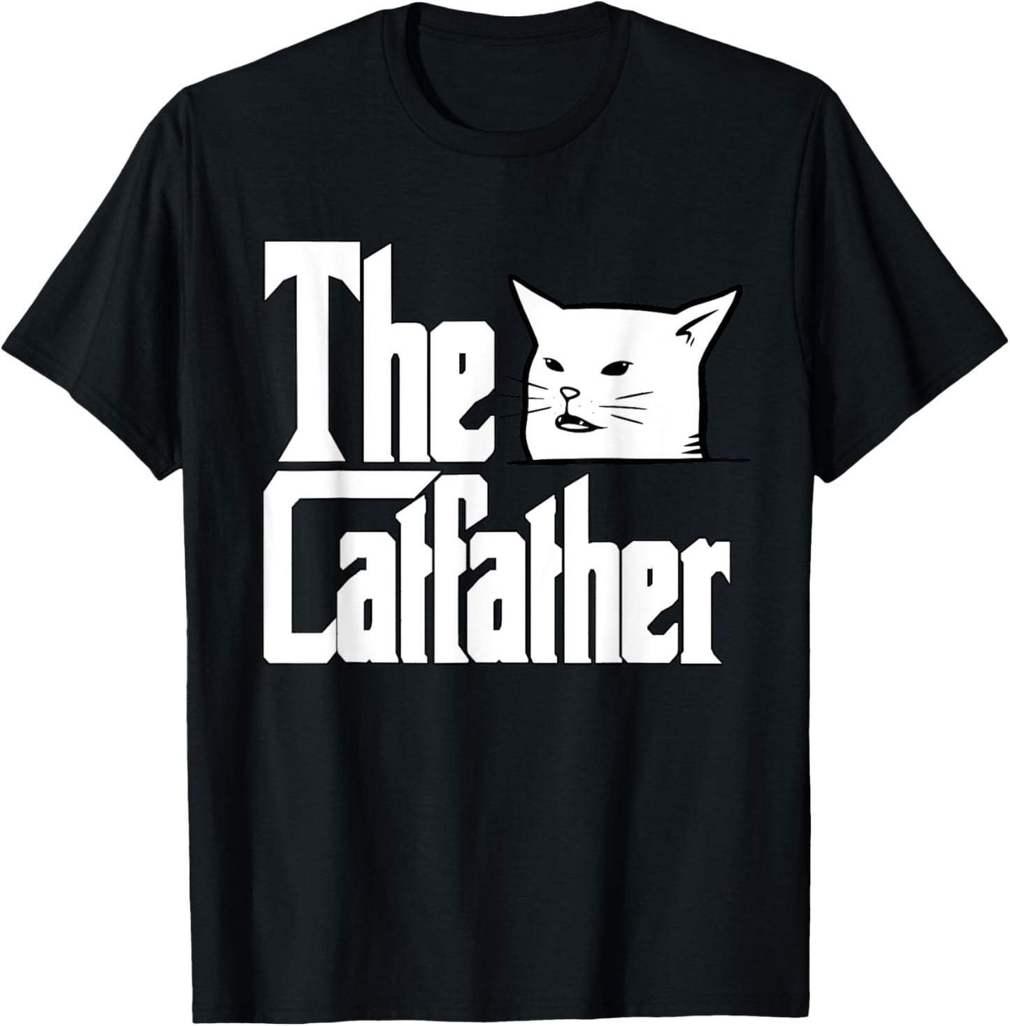The Catfather Cat Father Mafia Whiskers Male Daddy T-Shirt