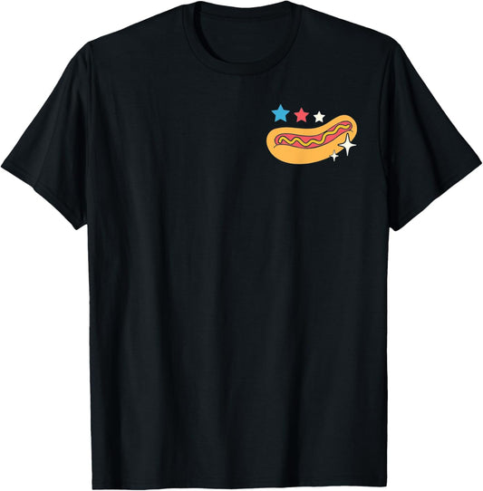 You Look Like 4th Of July Makes Me Want A Hot Dog (2 Side) T-Shirt
