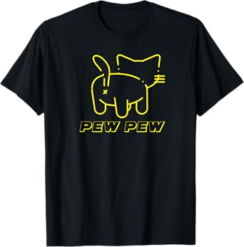 Pew Pew Kitty Funny Solo T-Shirt
