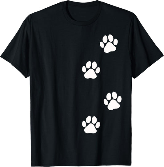 Paw Print Dog Cat Pet Lover T-Shirt