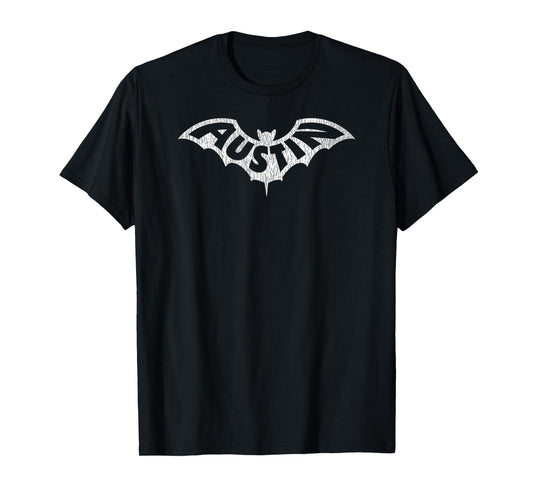 AUSTIN BAT - Austin TX Bat Logo Design With Details T-Shirt