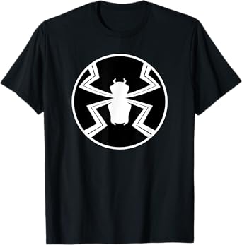 Marvel Comics Retro Classic Agent Venom White Outline Logo T-Shirt