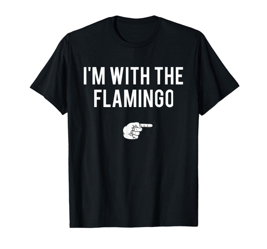 I'm With Flamingo Halloween Costume Party Matching Flamingo T-Shirt