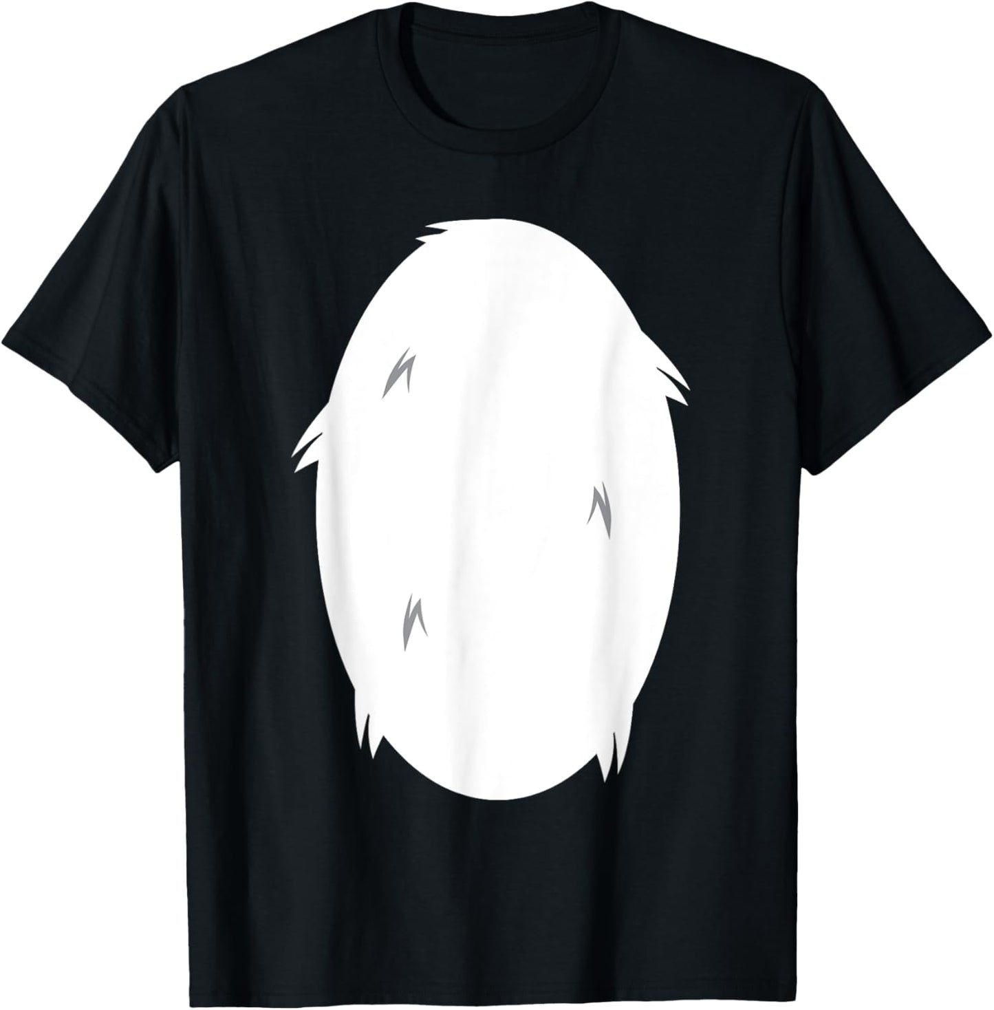Panda White Stomach - Huskie White Belly Halloween Costume T-Shirt