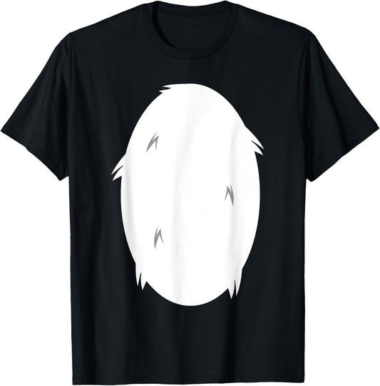 Panda White Stomach - Huskie White Belly Halloween Costume T-Shirt