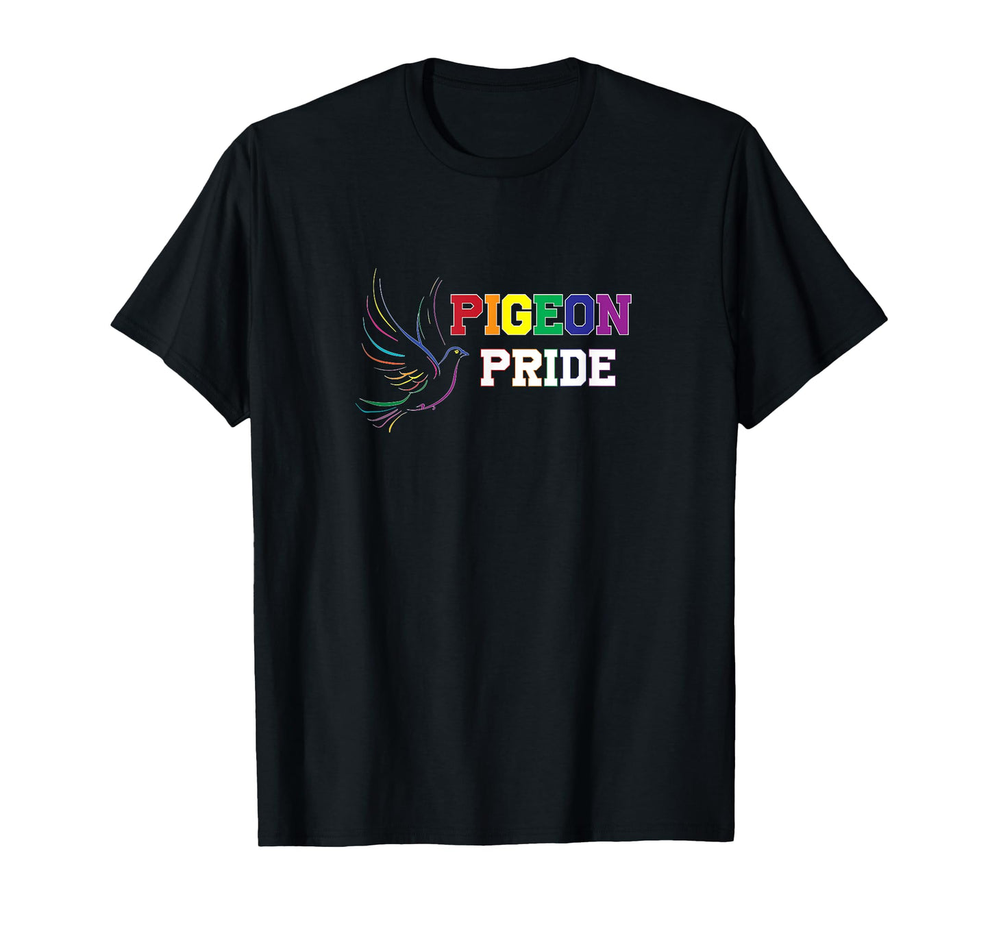 Pigeon Pride LGBTQIA Design for Pigeon Lovers T-Shirt