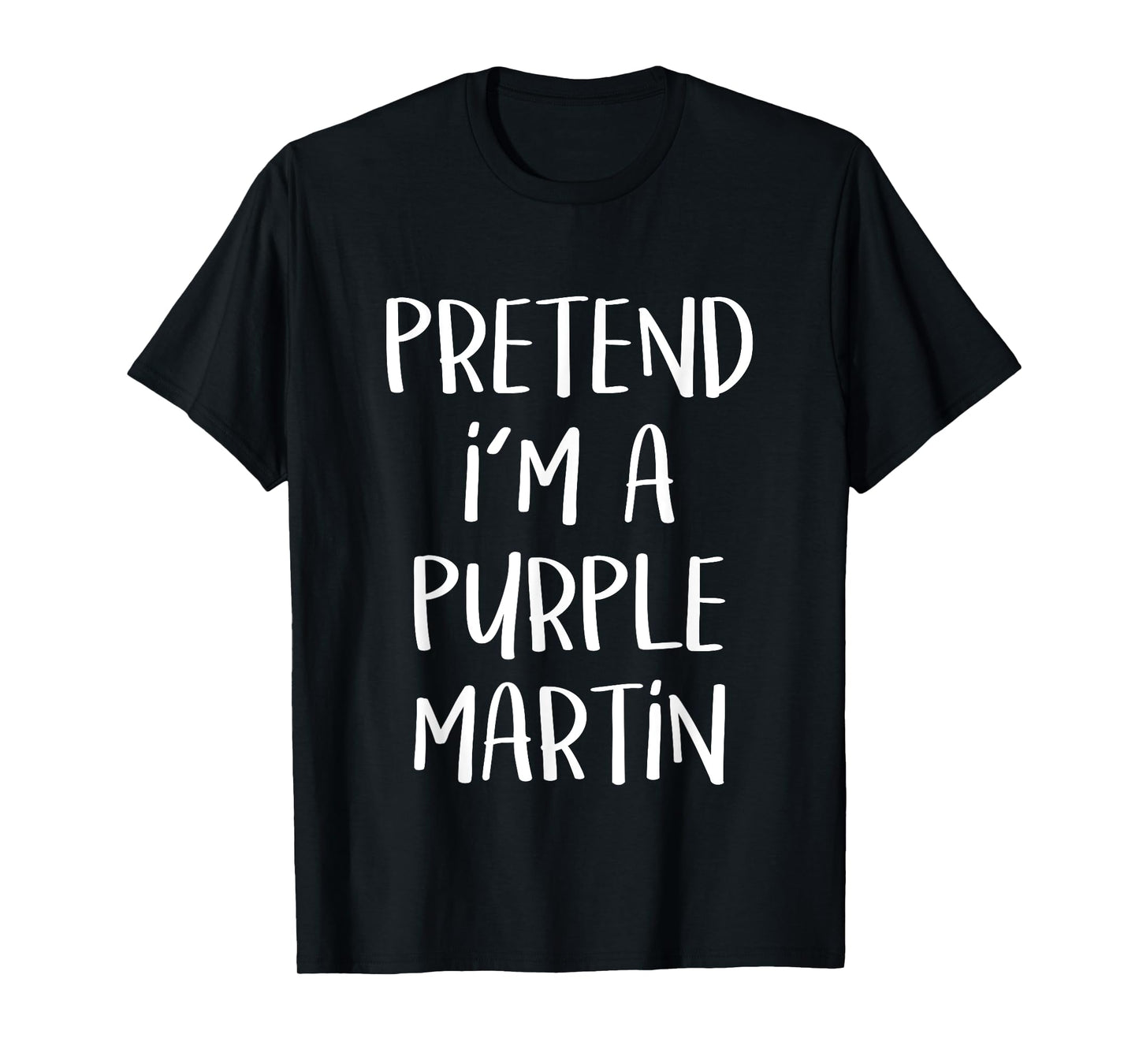Pretend I'm A Purple Martin Costume Funny Halloween Party T-Shirt