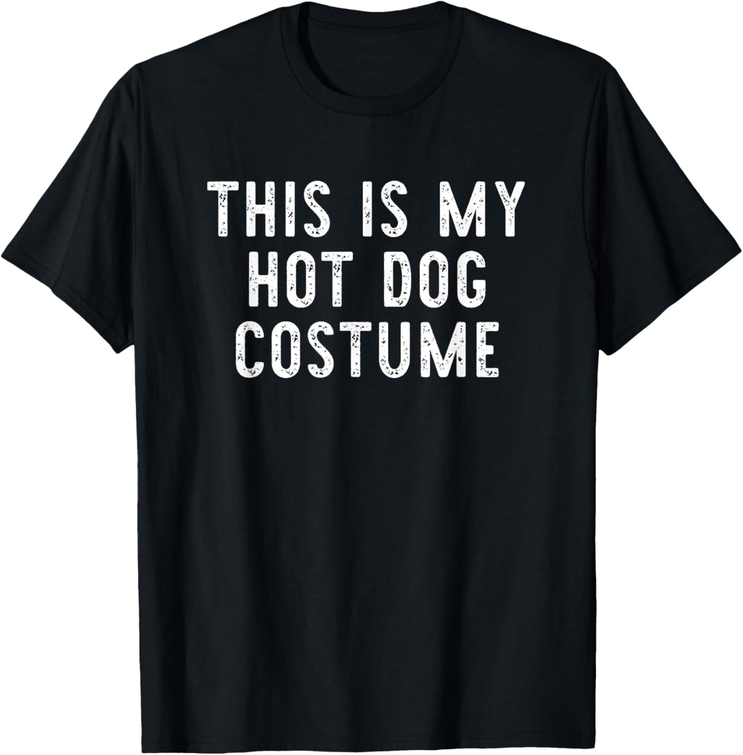 This Is My Hot Dog Halloween Costume Lazy Easy HotDog T-Shirt