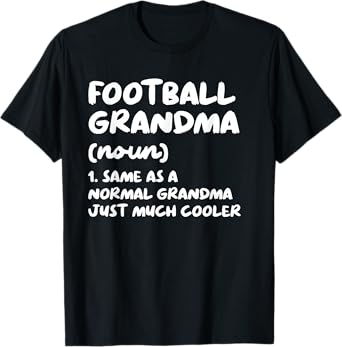 Football Grandma Definition Funny T-Shirt
