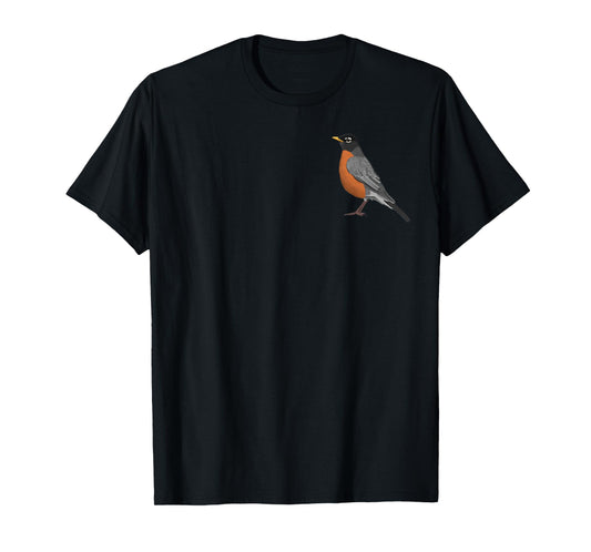 American Robin Bird Birder Birdlover Birdwatcher Animal T-Shirt