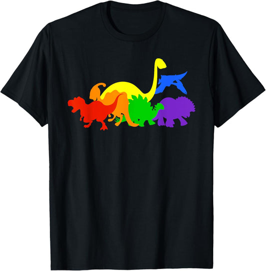 Dinosaur LGBT T Rex Dino Gay Pride Lesbian Transgender Trans T-Shirt