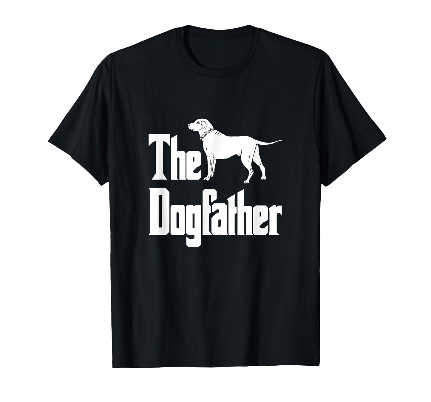 The Dogfather t-shirt, Labrador silhouette, funny dog Men Women Girls Kids T-Shirt